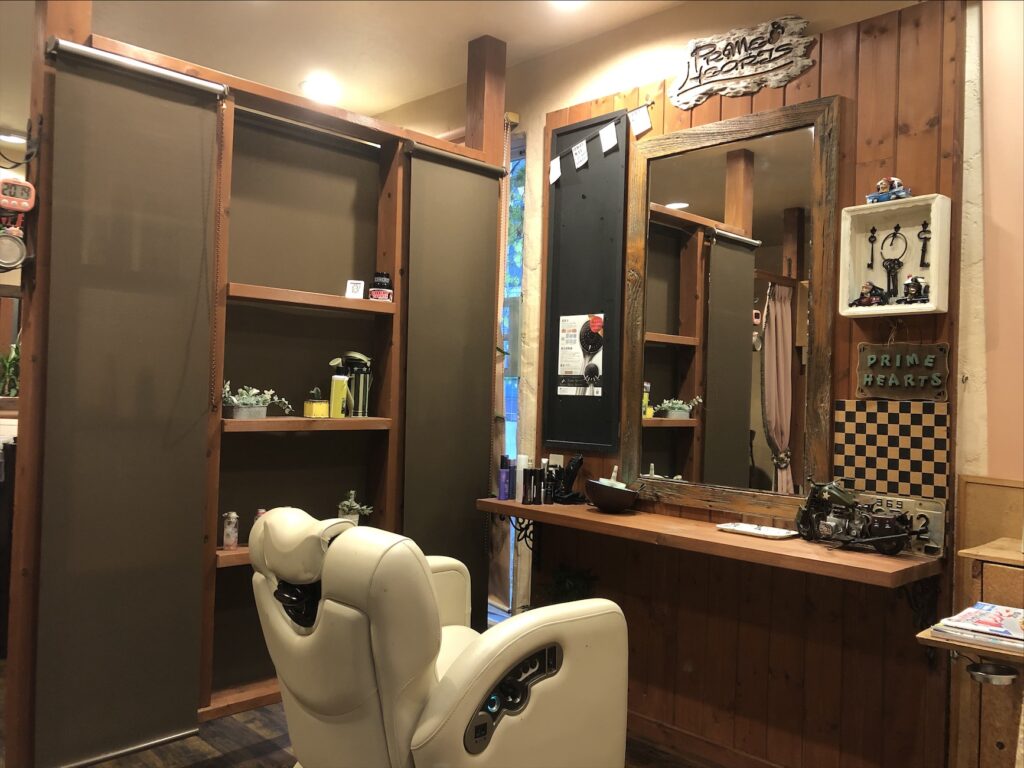 セット面　間仕切り